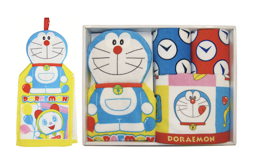 贈り物にぴったり「ドラえもん ドレスタオルギフトセット」