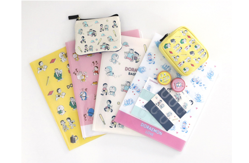 ドラえもんたちの日常がテーマの原作コミックデザインステーショナリーシリーズ