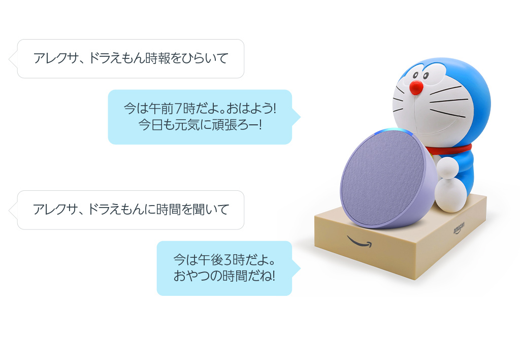 Amazon Echo Pop・Echo Dot （第4世代、第5世代）専用ドラえもん