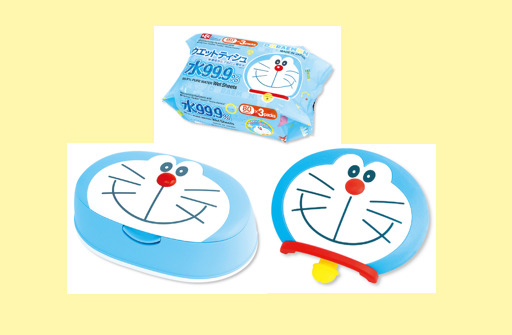 99.9％純水！ドラえもんのウエットティシュ