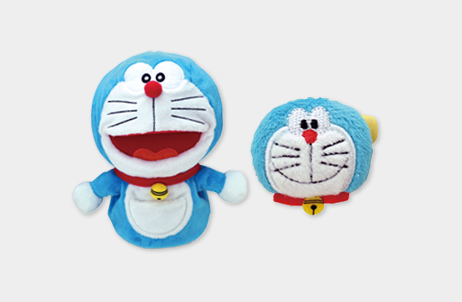 ドラえもん ぱくぱくハンドパペット＆ぬいぐるみバッジ